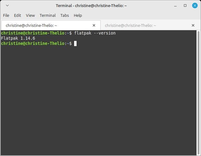 Screenshot of terminal.