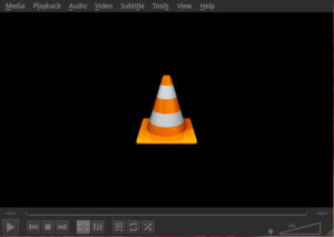 VLC main page screenshot.