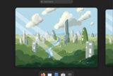 Screenshot of Gnome's activities dash.
